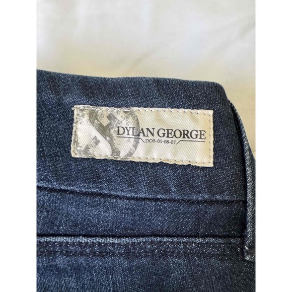 Dylan George Dark Blue‎ Straight Fit 5Pocket Style Metal Button Jeans Size 28 - Picture 6 of 8